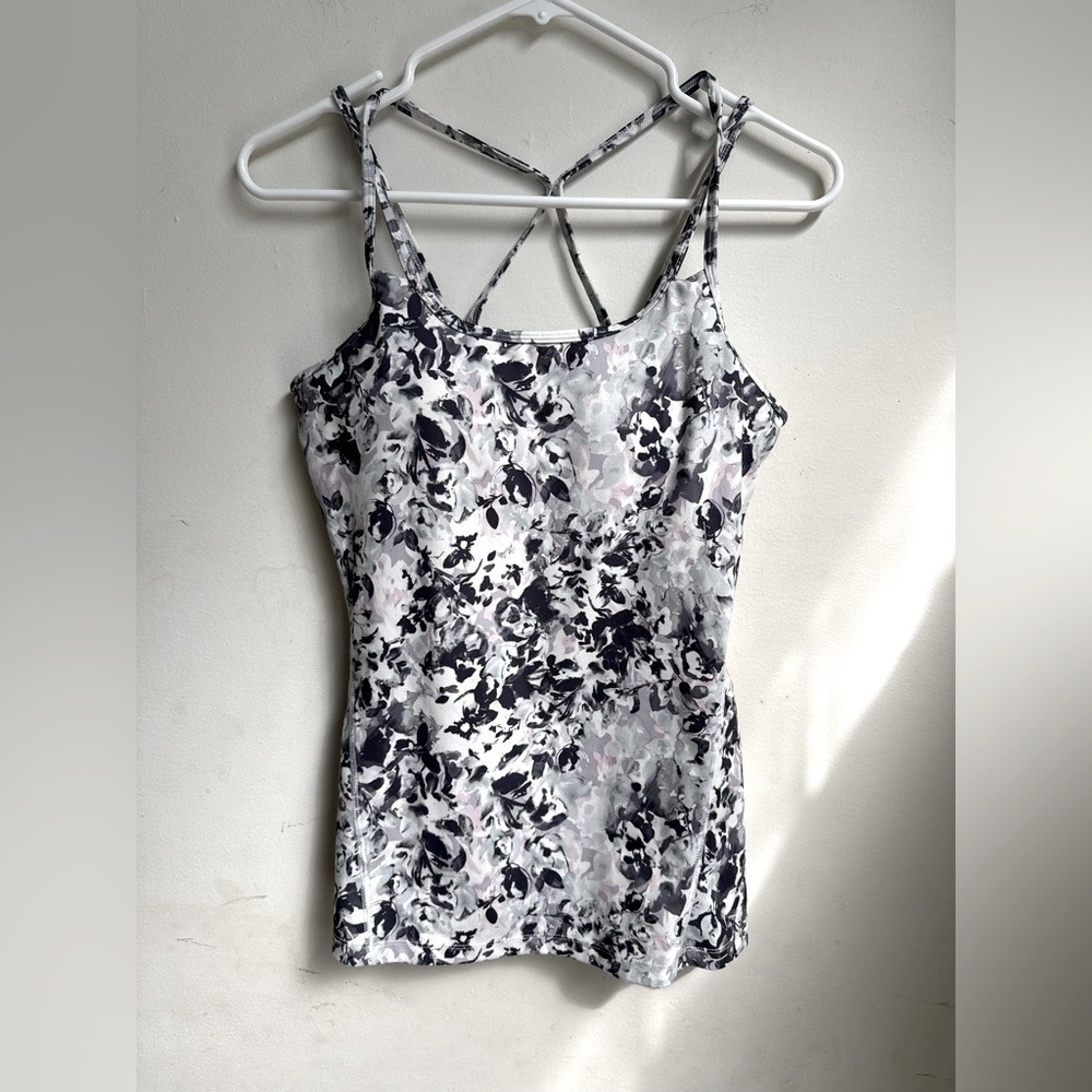 Gaiam workout tank top with built in sports bra SMALL